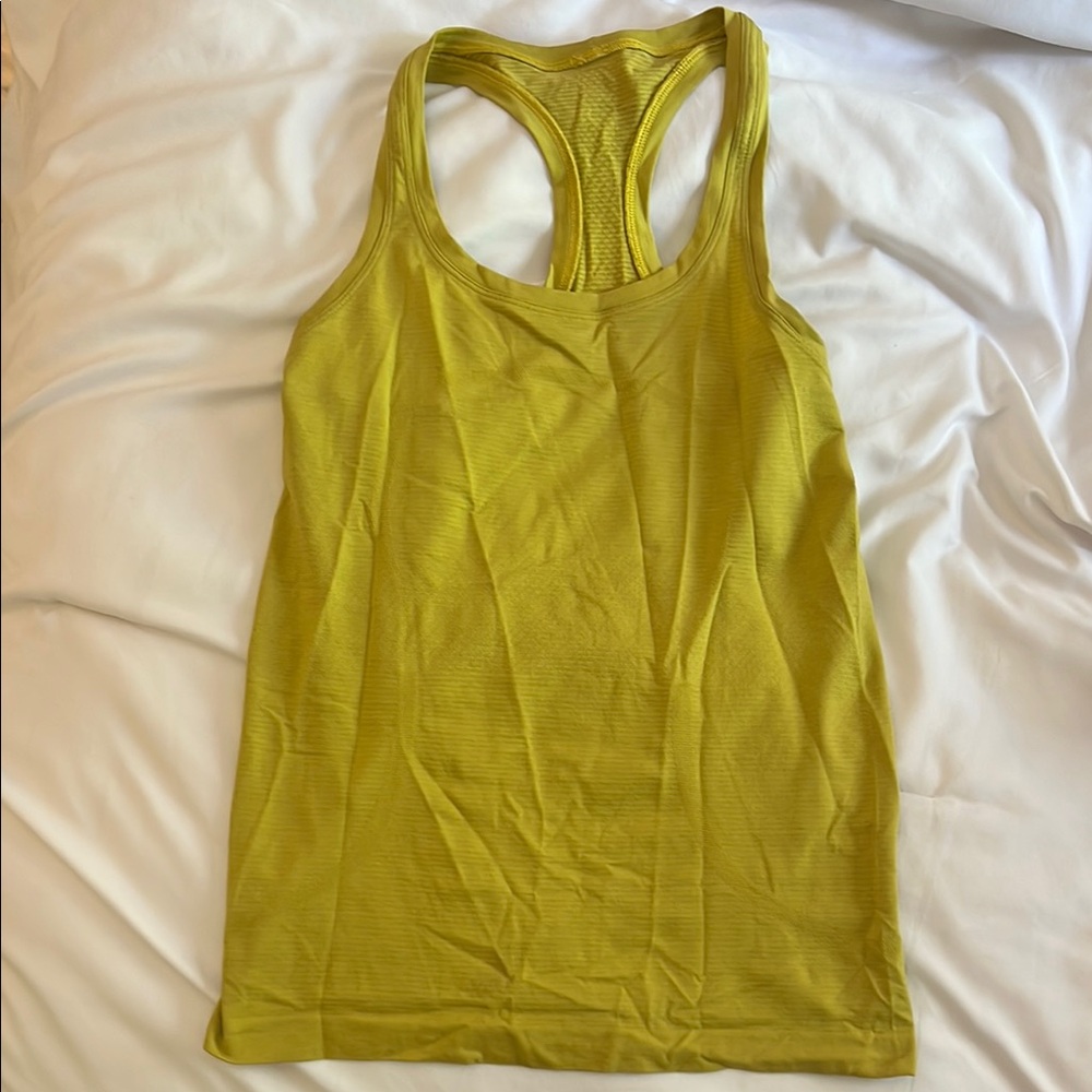 Women's lululemon Yellow/green Tank Top